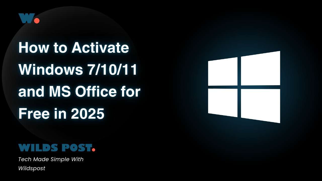 How to Activate Windows 7/10/11 and MS Office for Free in 2025